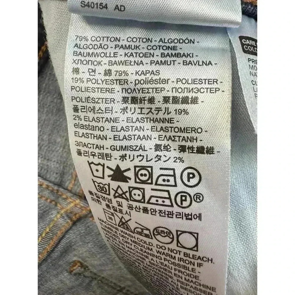 Levis Jeans Classic Boot Cut Women's Size 12 Stretch Mid Rise Blue Denim - Picture 6 of 7